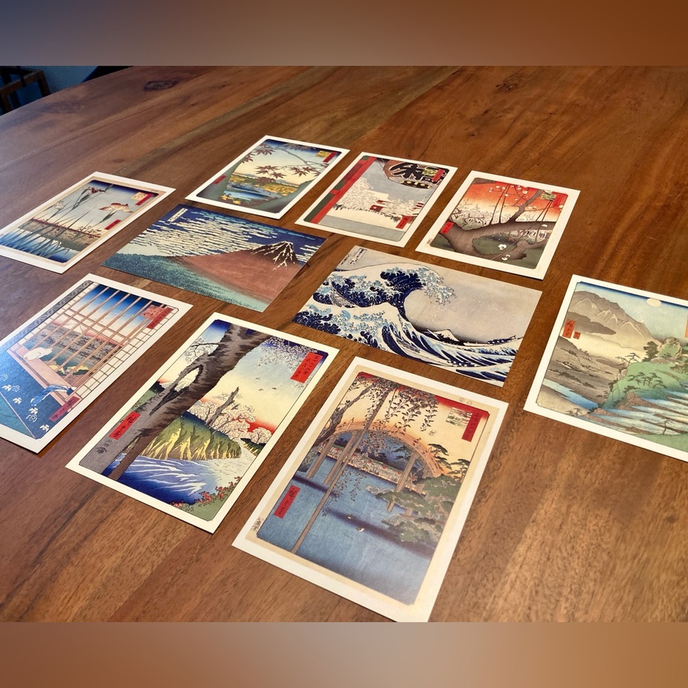 NEW Japanese Postcards-Various Prints (set of 10)